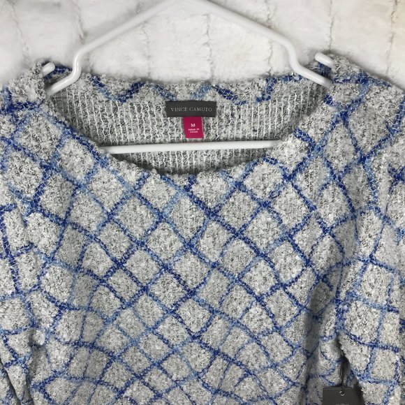 NWT Vince Camuto M Women's Diamond Plush Knit top - Picture 4 of 10